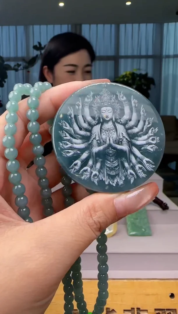 翡翠未镶嵌吊坠(赠链)多样性发其一YL@@60B7J11546