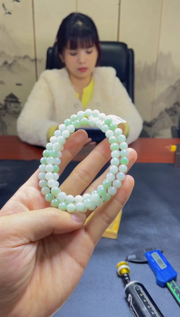 未镶嵌定制翡翠珠串 拍一发一