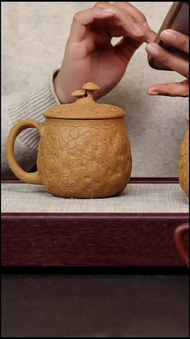 茶杯紫砂段泥供春杯