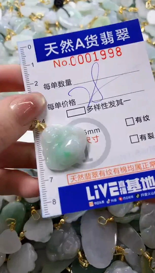 颈饰未镶嵌翡翠天然A货翡翠