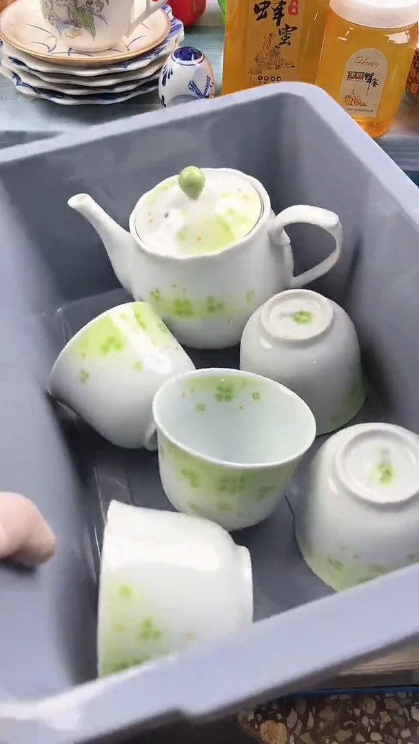 瓷片英歌瓷器满19.9包邮