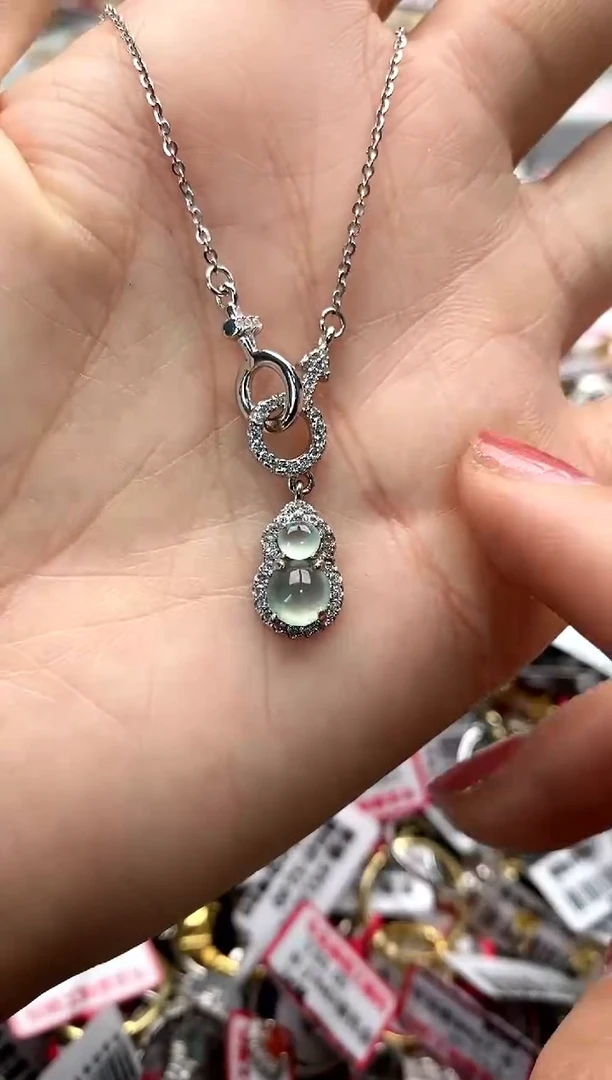 【闪购商品】翡翠戒指银S925镶嵌555555   9