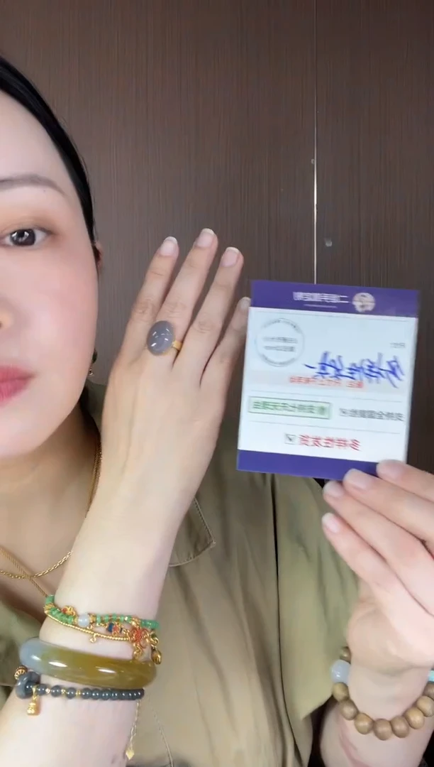 银S925镶嵌和田玉挂件蛋面戒指2/多样性发其一配绳@CP