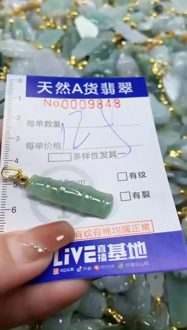 颈饰未镶嵌翡翠天然A货翡翠