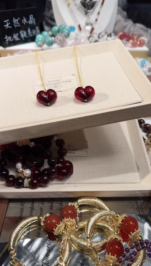 项链未镶嵌水晶多样性发一