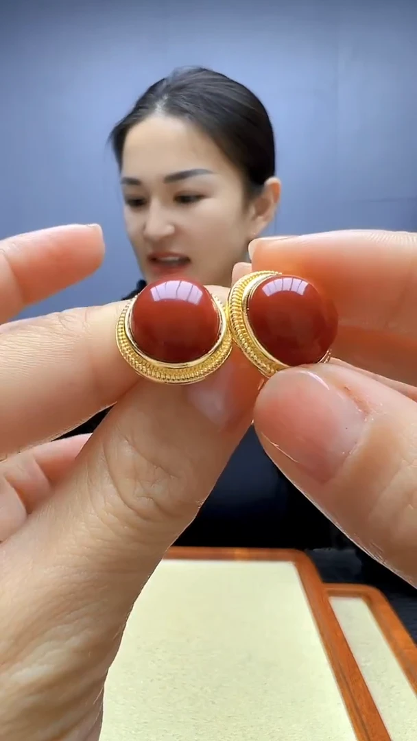 高货diy颈饰圆牌耳针