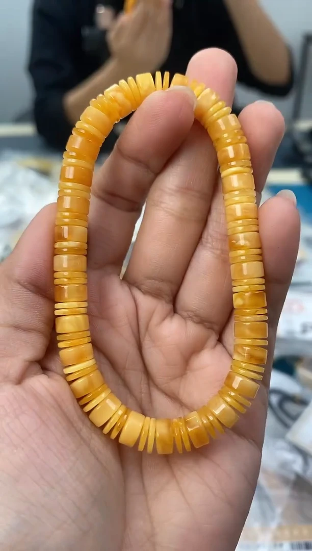 【闪购商品】琥珀裸石未镶嵌天然琥珀蜜蜡手串