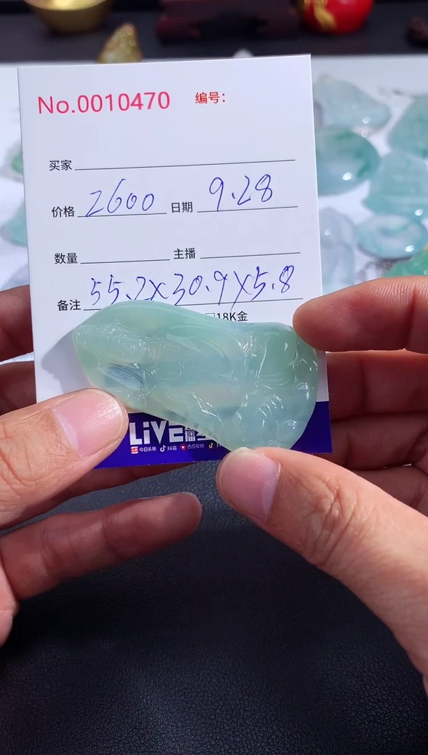 颈饰未镶嵌翡翠观音