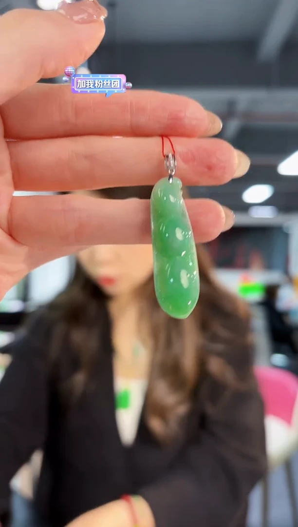 【闪购商品】翡翠颈饰18K金镶嵌缅料A货/支持复检/一件