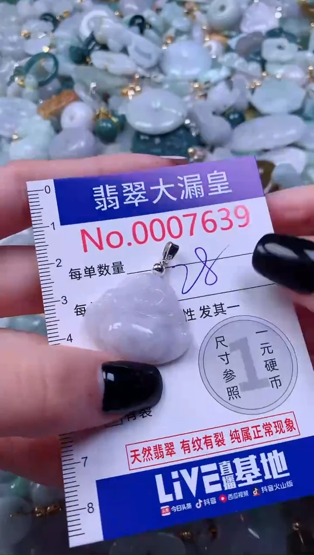 颈饰未镶嵌翡翠7639