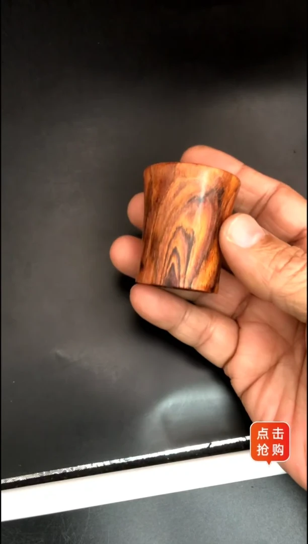 【闪购商品】黄花梨/降香黄檀把件海黄野油精美茶杯