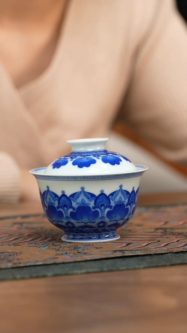 【闪购商品】仪贤堂 宝象花盖碗