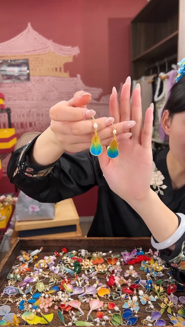 【闪购商品】刺绣苏绣世家非遗手工（耳环）