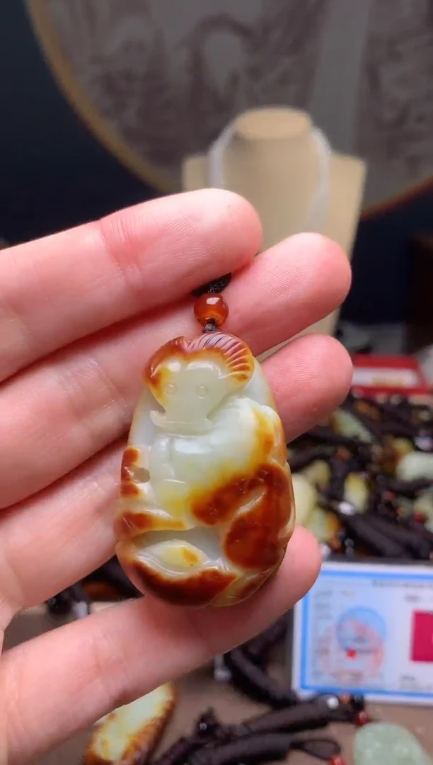 颈饰未镶嵌和田玉新疆料青海料清水和田玉吊坠