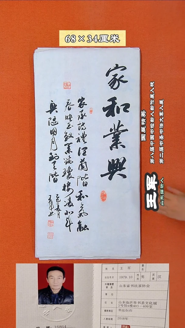 书法9R王军书法作品