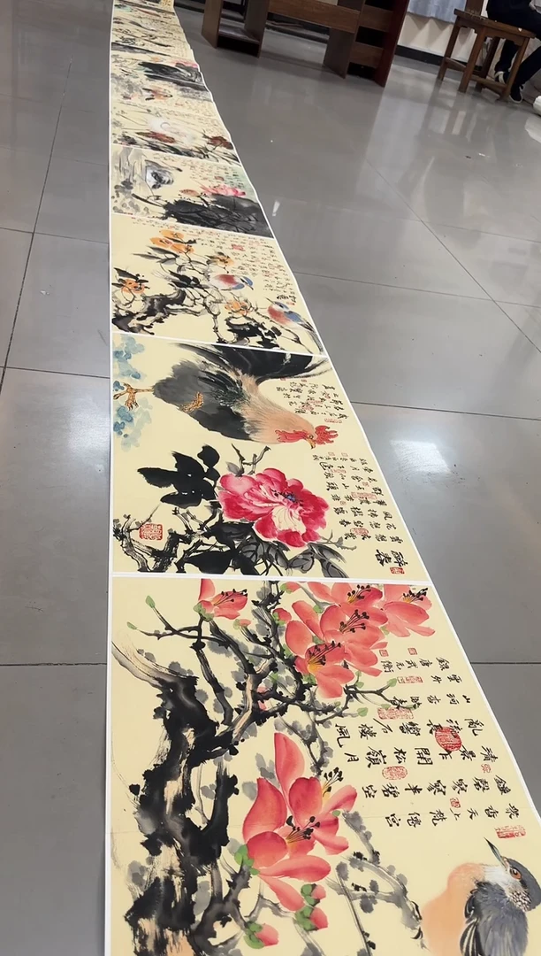 国画周虹岐-国画花鸟册页