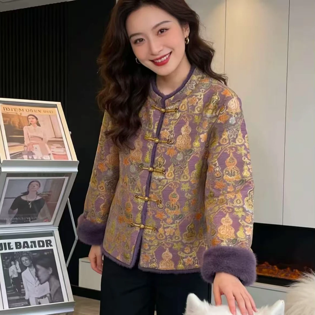 2025新款新中式双面双穿洋气百搭气质拜年外套