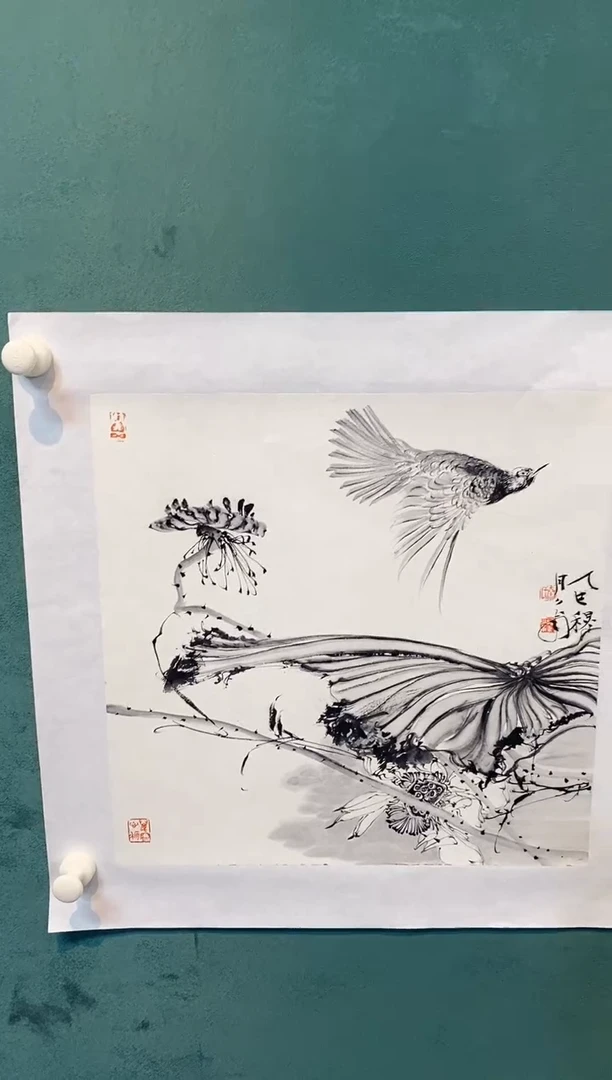 国画梓*秦少甫老师国画作品