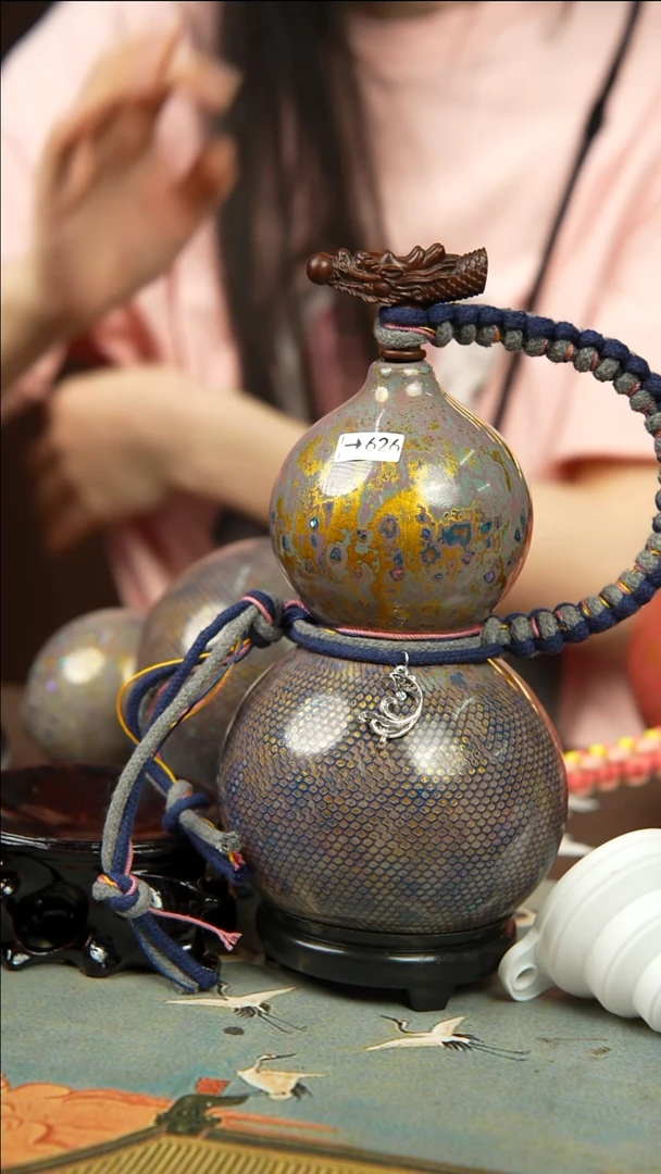 626号500ml左右非遗大漆酒葫芦