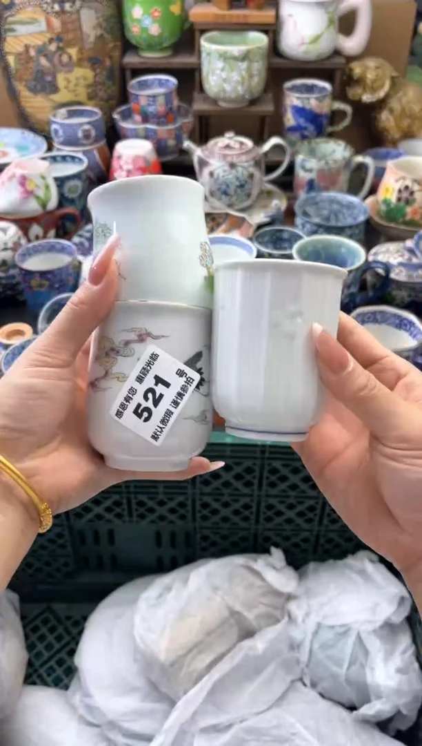 瓷片大*521号六六工艺品瓷器