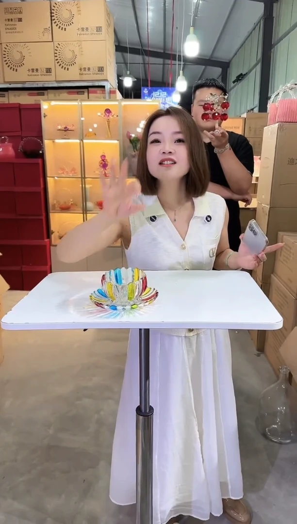 琉璃手工艺品优选花瓶花器J-早17