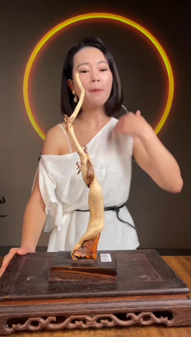 柏木（崖柏）手工摆件,先抢先得! 编号:91