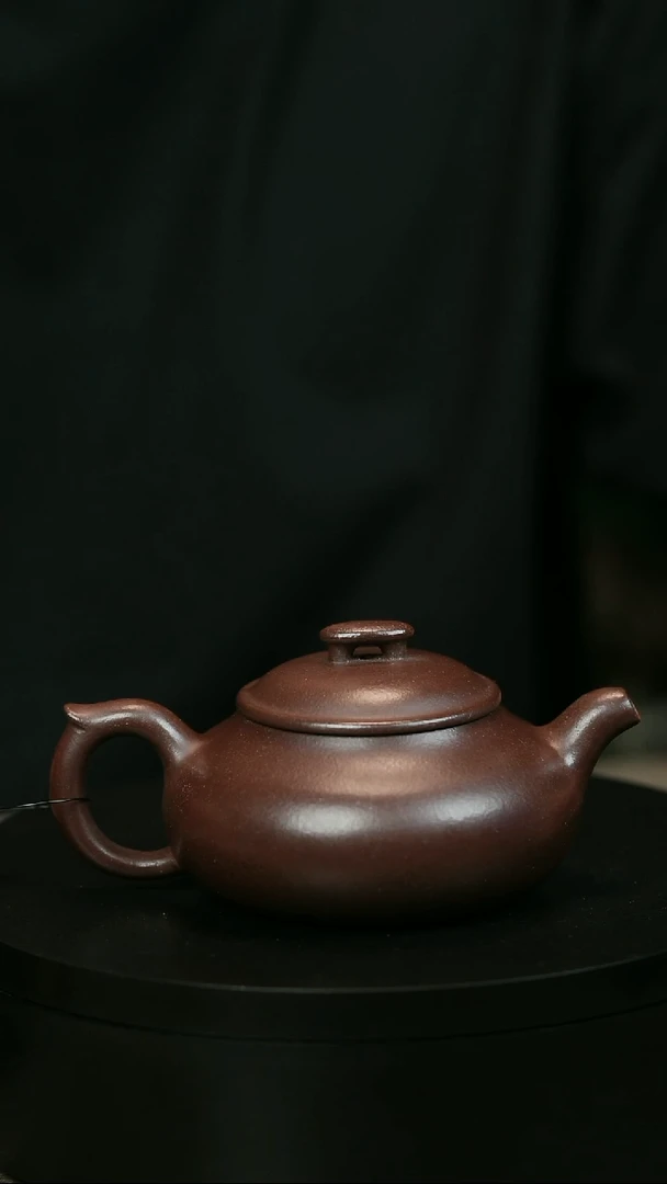 茶壶紫砂它**荫H1908王荣紫泥桥韵