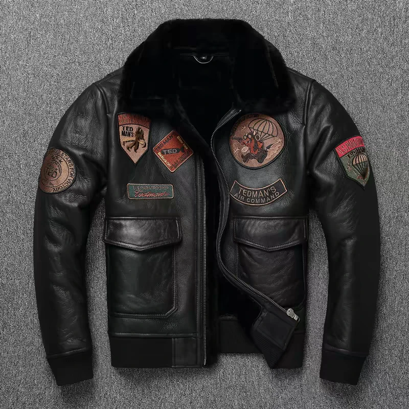 男士真皮皮衣（不是新的介意勿拍）