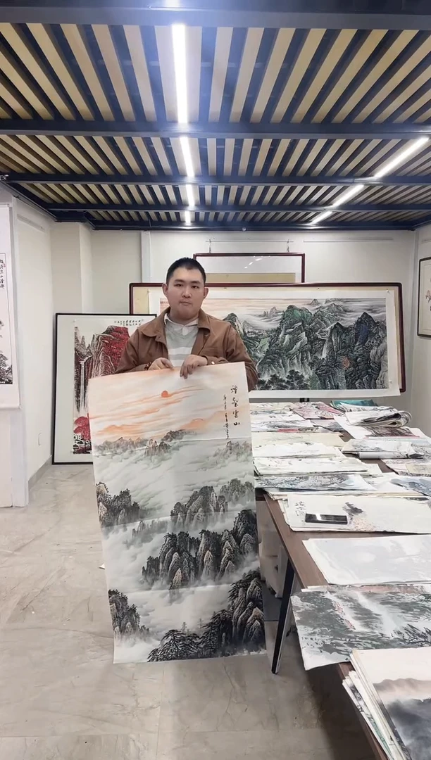 国画融易专属链接-杨贵平中堂带证书