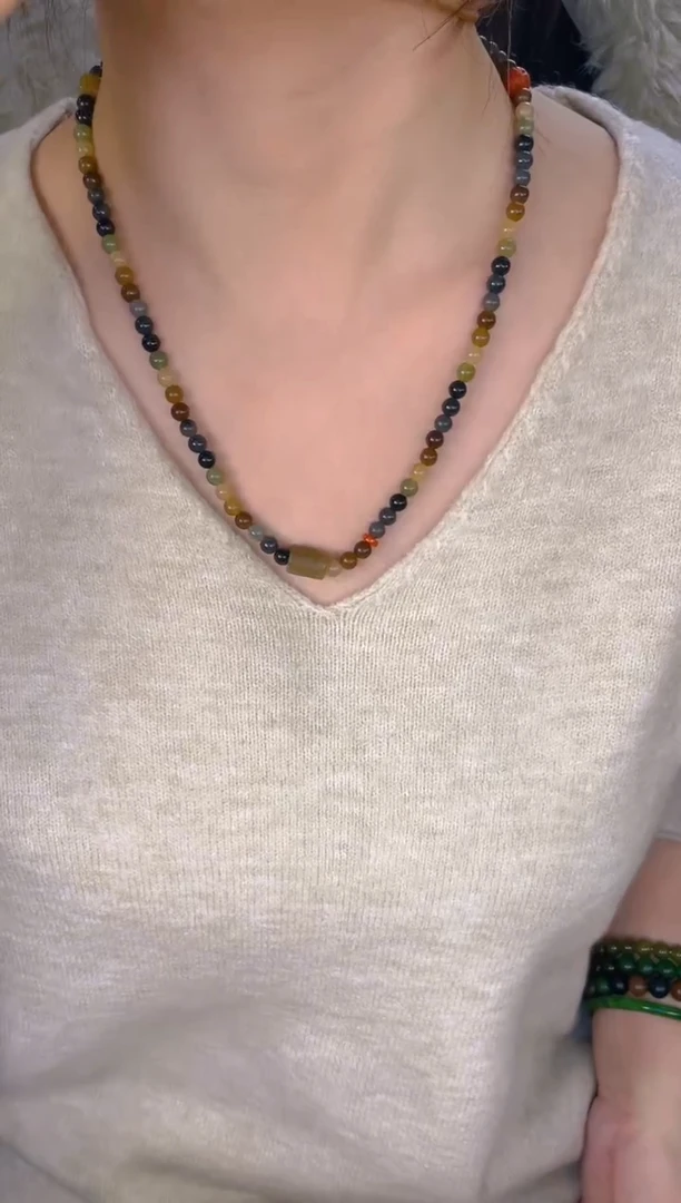 未镶嵌手串和田玉楼兰