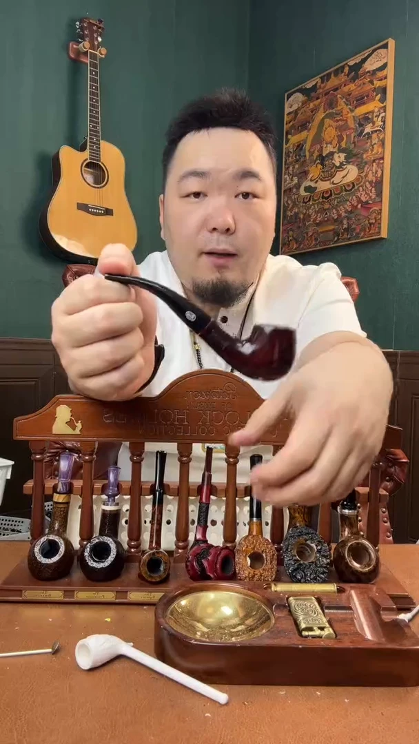 石楠木木雕款意大利进口石楠木烟斗