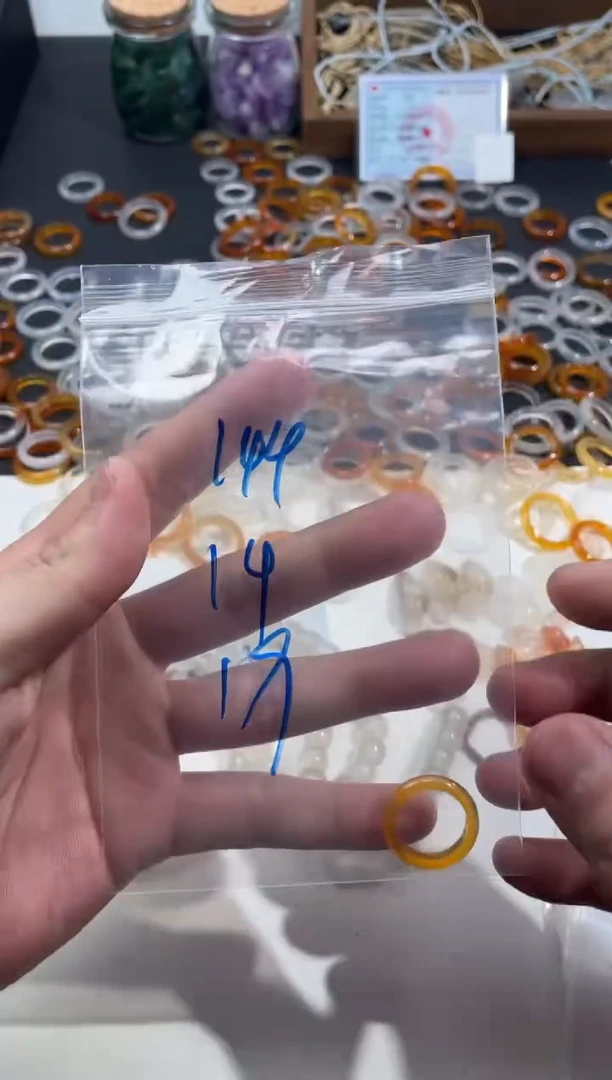 【闪购商品】玛瑙/玉髓戒指未镶嵌144