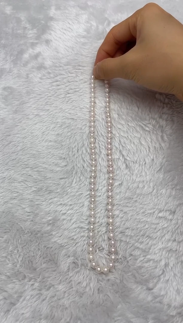 项链银S925镶嵌海水珍珠AK5.5-6mm