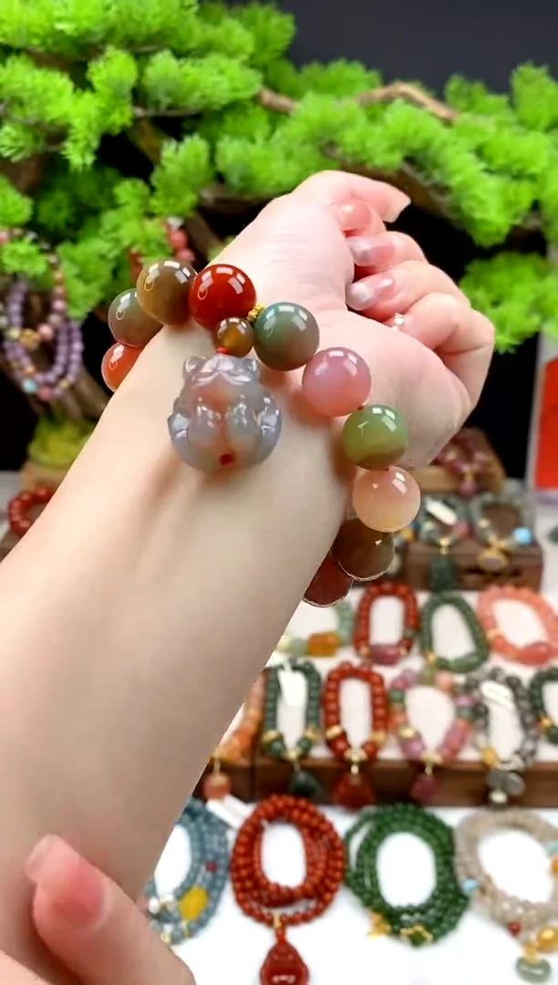 【闪购商品】玛瑙手饰未镶嵌（多样性发1）凤九