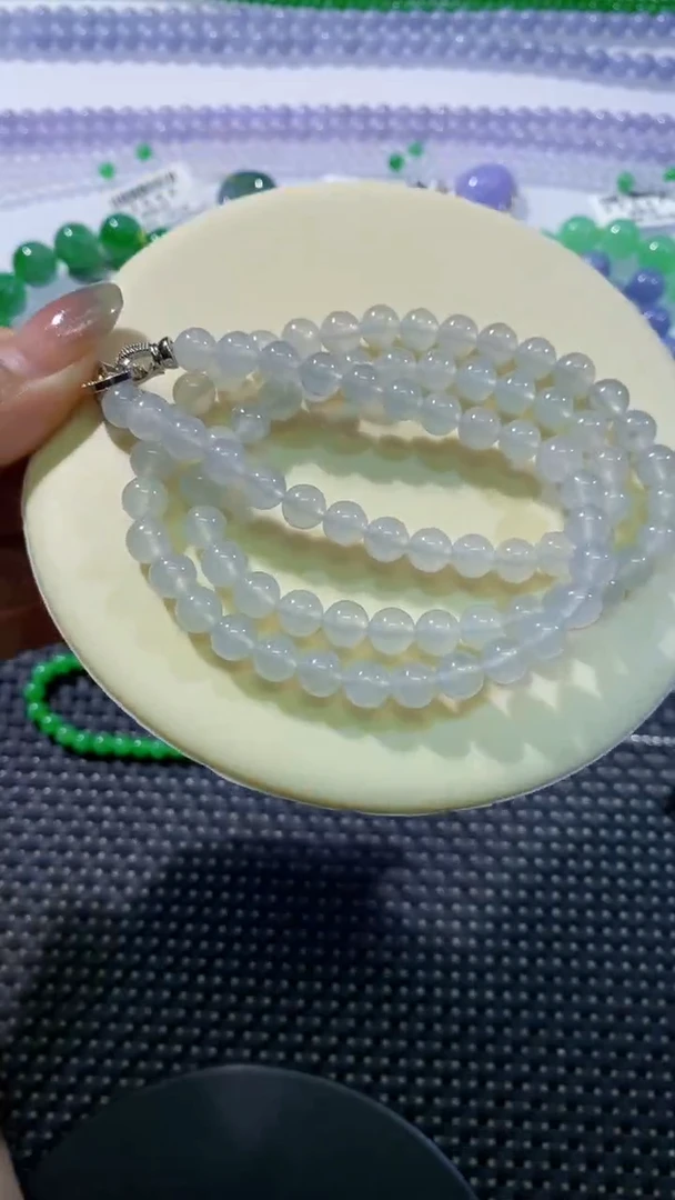 散珠翡翠卡6.7项链