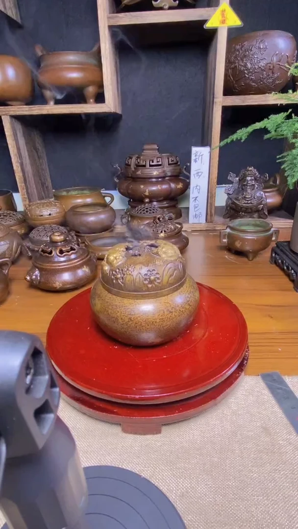 【闪购商品】普工精品铜 摆件熏香炉/摆件