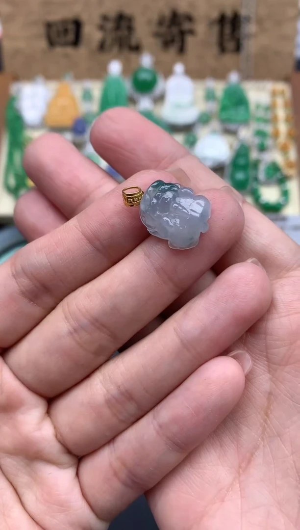 【闪购商品】翡翠颈饰18K金镶嵌196-中国好珍宝