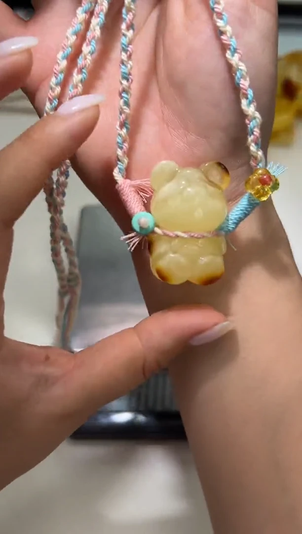 裸石琥珀未镶嵌琥珀蜜蜡吊坠