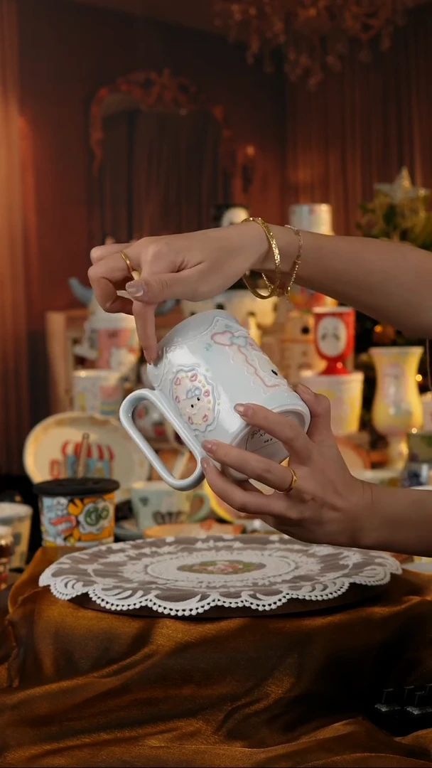 陶瓷便携款景德镇手工手绘陶瓷