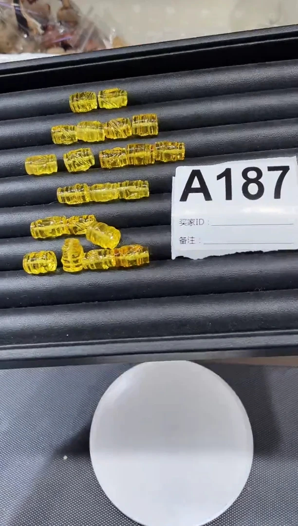 手链金珀未镶嵌A187 金珀竹节 多样性发一