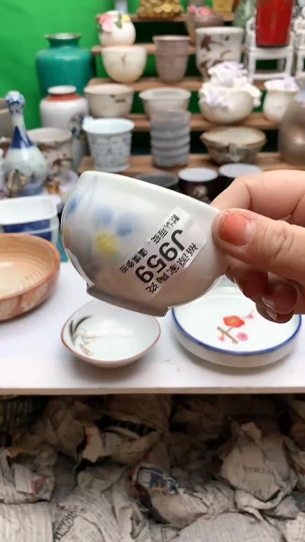 【闪购商品】盖碗海外回流瓷器