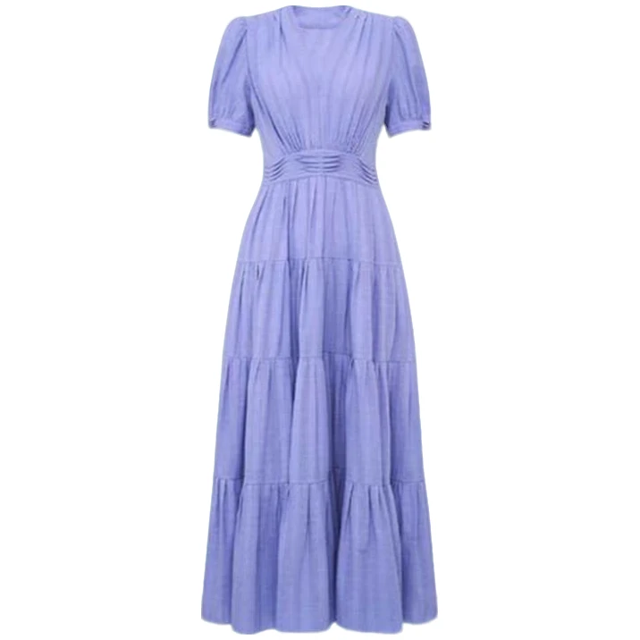 【Dv】25年新款夏季法式收腰显瘦连衣裙茶歇裙-DV735