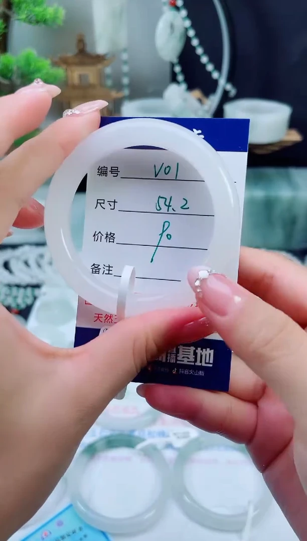 未镶嵌手镯石英质玉（天山翠）1