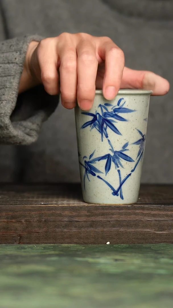 【闪购商品】杯青诗手工手绘瓷器