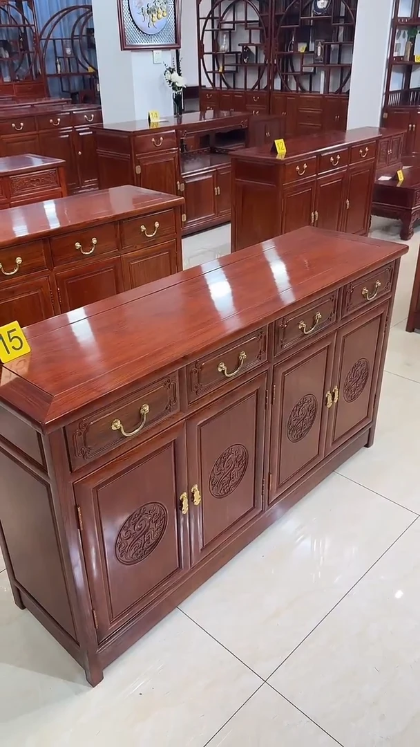 花梨木类柜类家具138*40*80餐边柜刺猬紫檀