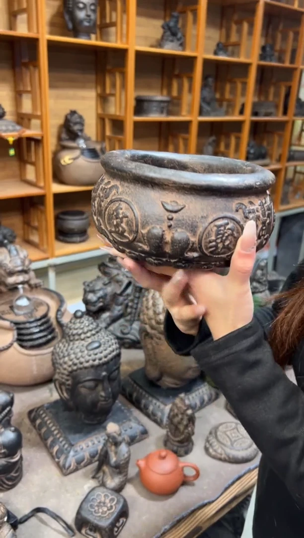 陶土【火山泥】聚宝盆