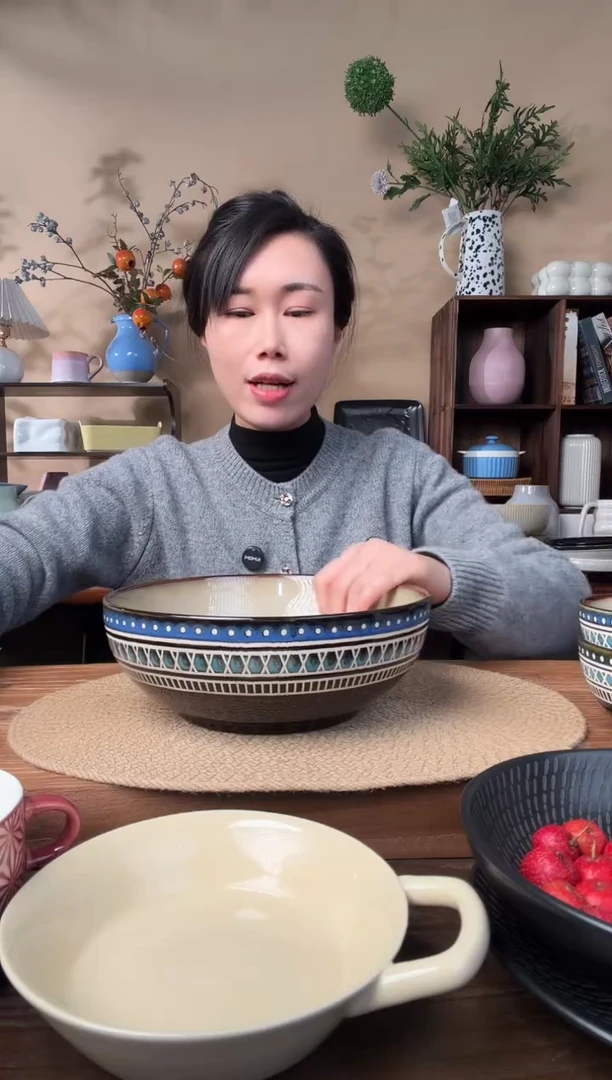 9英寸波西米亚大汤碗微瑕