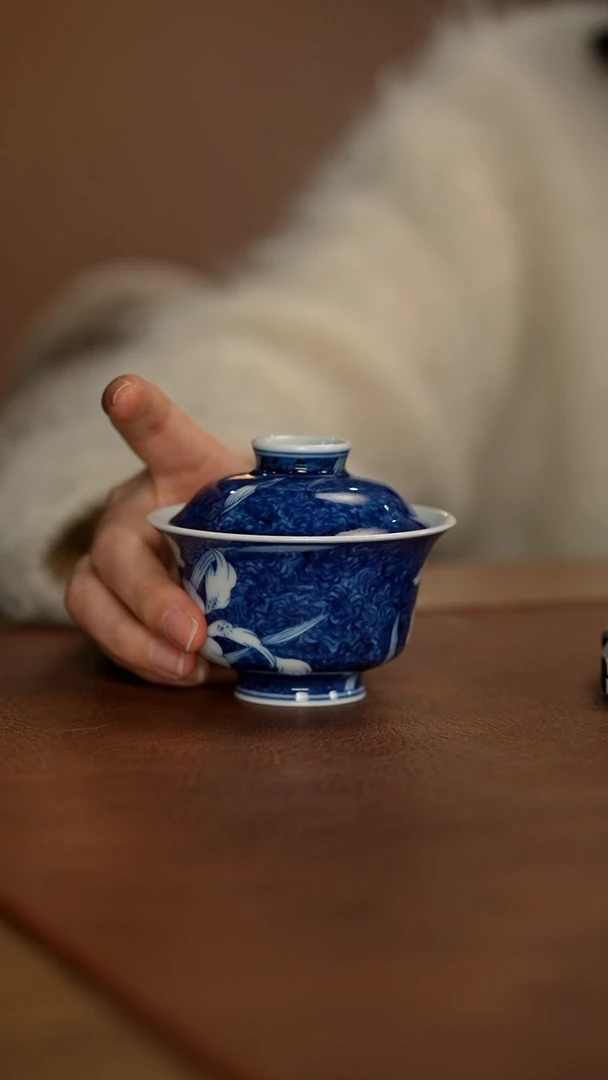 【闪购商品】瓷片景德镇斌芬陶瓷/湛蓝