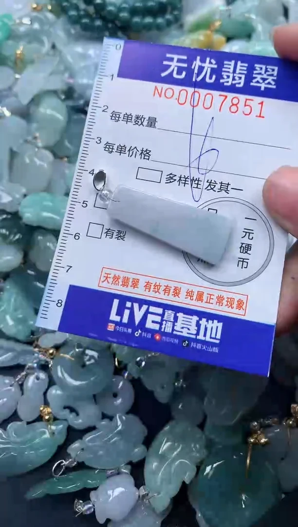 颈饰未镶嵌翡翠7851