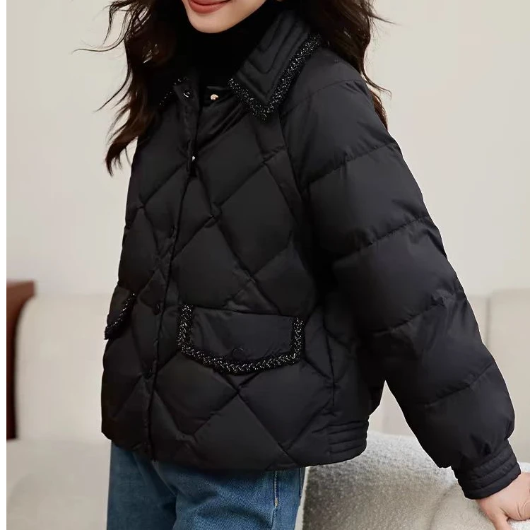 2025冬装新款气质休闲洋气百搭时尚潮流短款保暖羽绒服